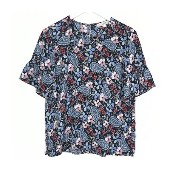 Loft Floral Blouse - Picture 1 of 6
